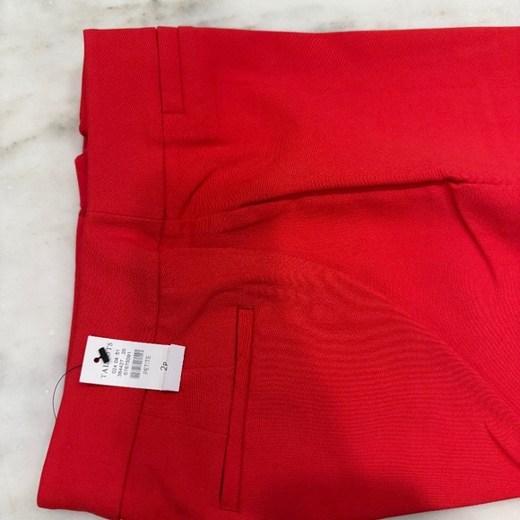 Talbots TAILORED STRETCH SLIM WIDE ANKLE PANTS - Size 2P - Picture 2 of 3
